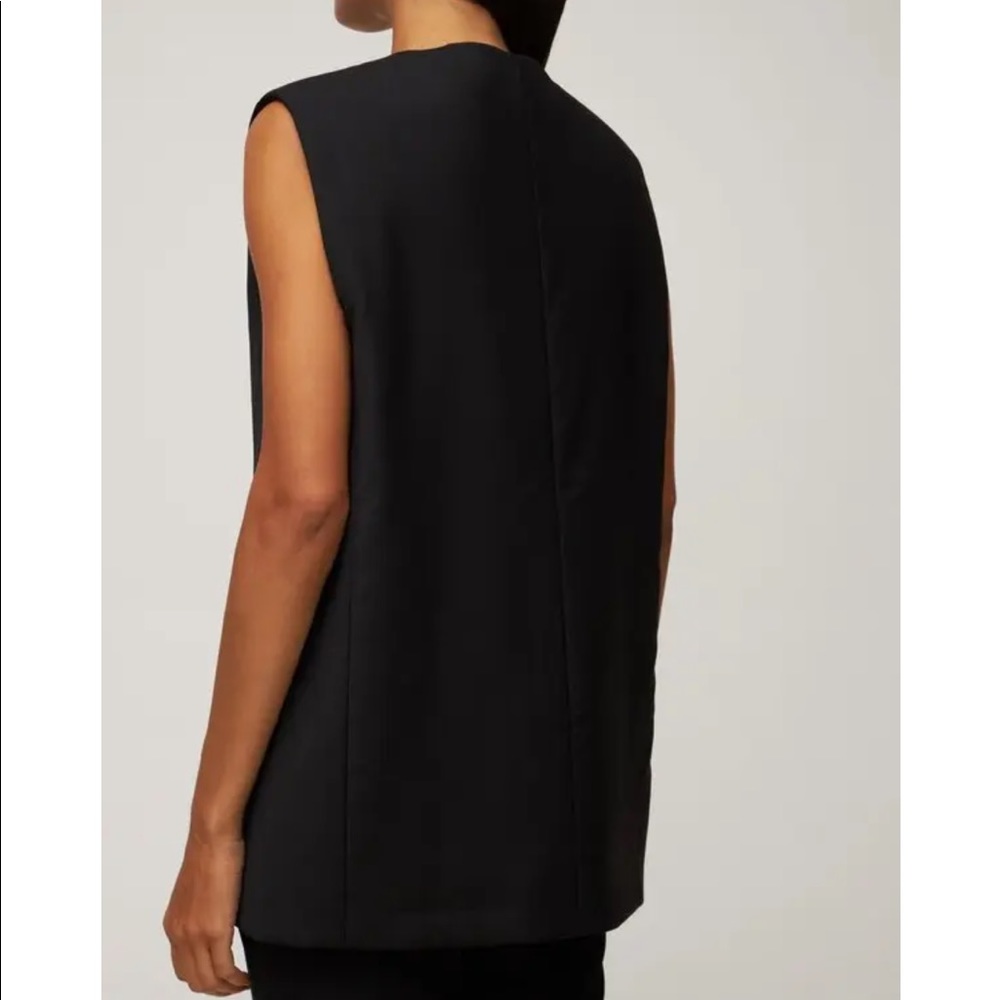 Loulou Studio Black Vest - Picture 2 of 11